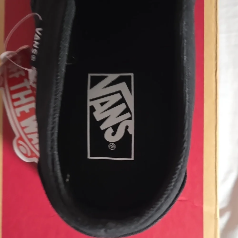 Vans Black Slip-On Sneakers - Picture 7 of 8